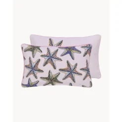 Copricuscino Reversibile In Cotone Organico Con Motivo Stelle Marine Tory