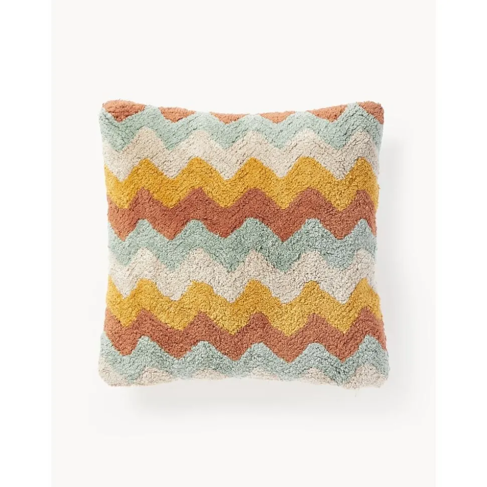 Copricuscino Reversibile In Tessuto Capitonne Con Motivo Invernale Nathaniel