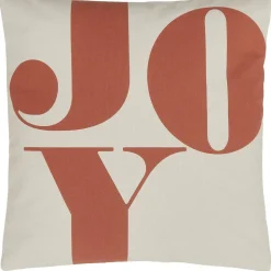 Copricuscino Reversibile In Cotone Organico Joy