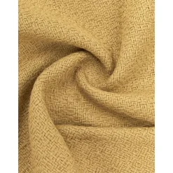 Copricuscino Reversibile Color Giallo Con Frange Decorative Loran