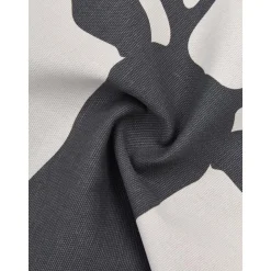 Copricuscino Reversibile In Cotone Organico Deer