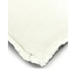 Copricuscino Reversibile Con Frange Loran