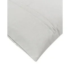 Copricuscino Ricamata Color Grigio Snowflake