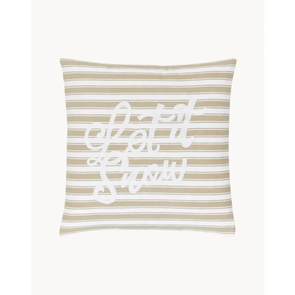 Copricuscino Ricamata Let It Snow