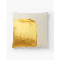 Copricuscino Ricamato Con Decoro In Velluto Farah