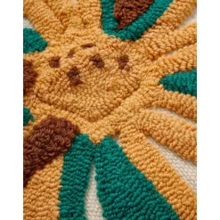 Copricuscino Ricamato Con Motivo Floreale Poppy