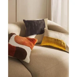 Copricuscino Ricamato Con Decoro In Velluto Farah