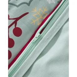 Copricuscino Ricamato Con Motivo Invernale Bright