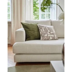 Copricuscino Ricamato In Ciniglia Fran