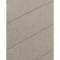 Copricuscino Strutturato In Lino Beige Malia