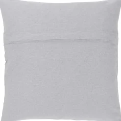 Copricuscino Strutturato In Lino Grigio Malia