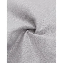 Copricuscino Strutturato In Lino Grigio Malia