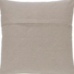 Copricuscino Strutturato In Lino Beige Malia