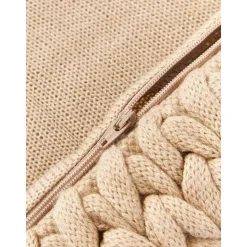 Copricuscino Tessuto A Maglia Grossa Fatto A Mano Adyna