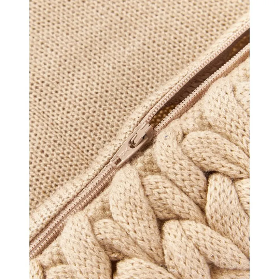 Copricuscino Tessuto A Maglia Grossa Fatto A Mano Adyna