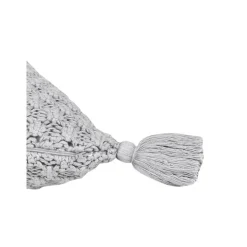 Copricuscino Tessuto A Maglia Con Nappine Astrid