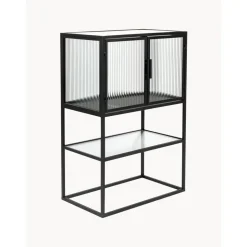 Credenza Alta Con Vetrate Scanalate Boli