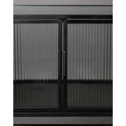 Credenza Alta Con Vetrate Scanalate Boli