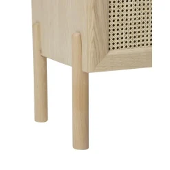 Credenza Alta In Legno Di Quercia Con Intreccio Viennese Jolie