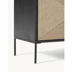 Credenza Bassa Con Ante In Legno Di Mango Massiccio June