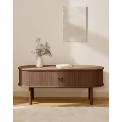 Credenza Bassa Con Fronte Scanalato Calary