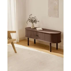 Credenza Bassa Con Fronte Scanalato Calary