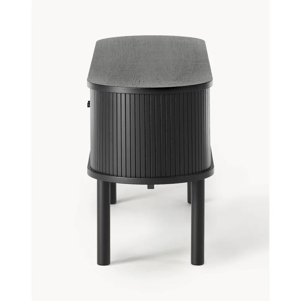 Credenza Bassa Con Fronte Scanalato Calary