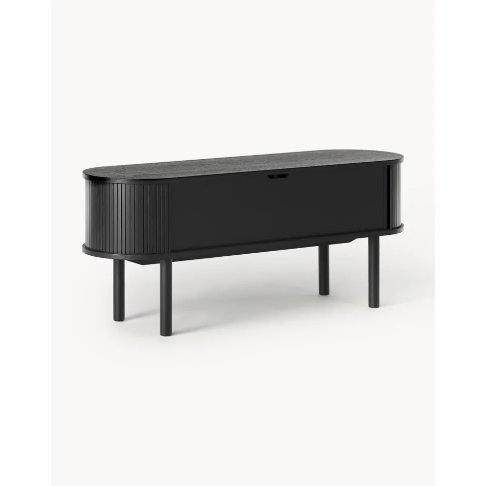 Credenza Bassa Con Fronte Scanalato Calary