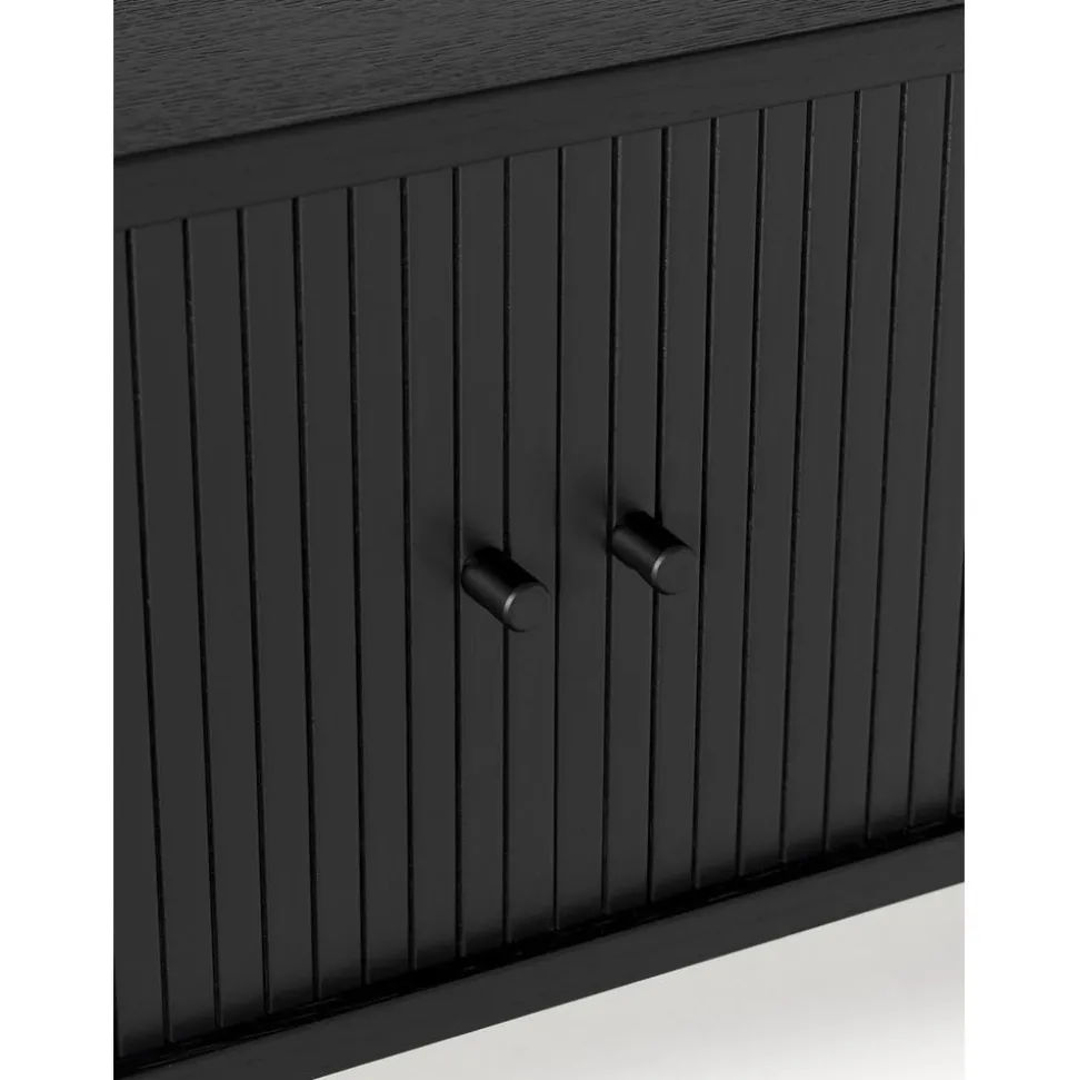 Credenza Bassa Con Fronte Scanalato Calary