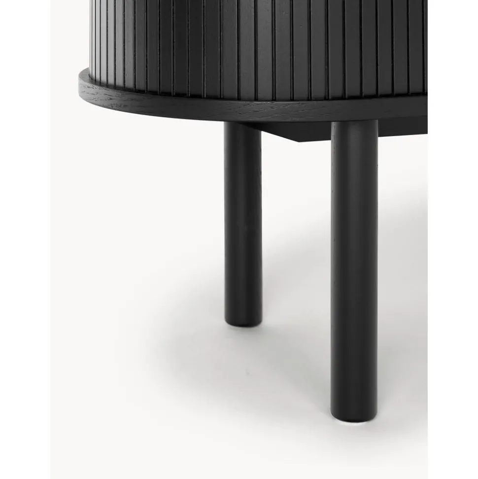 Credenza Bassa Con Fronte Scanalato Calary