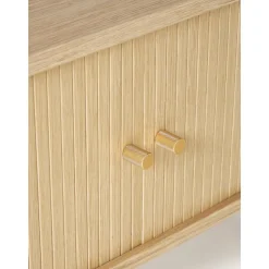 Credenza Bassa Con Fronte Scanalato Calary