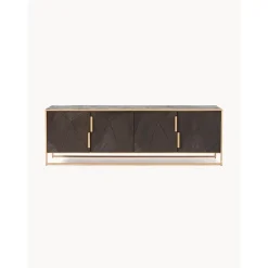 Credenza Bassa Harry In Legno Di Mango Massiccio