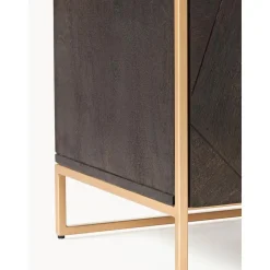 Credenza Bassa Harry In Legno Di Mango Massiccio