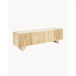 Credenza Bassa In Legno Di Frassino Massiccio Con Ante Louis