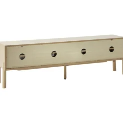 Credenza Bassa In Legno Di Quercia Con Intreccio Viennese Jolie