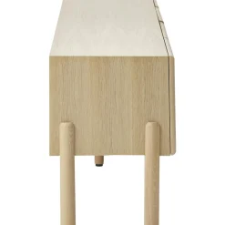 Credenza Bassa In Legno Di Quercia Con Intreccio Viennese Jolie