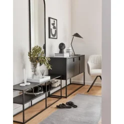 Credenza Bassa In Metallo Con Ripiano Neptun