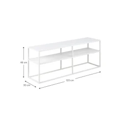 Credenza Bassa In Metallo Con Ripiano Neptun