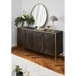 Credenza Con Ante In Legno Di Mango Massiccio Harry