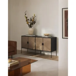 Credenza Con Ante In Legno Di Mango Massiccio June