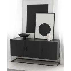 Credenza Con Ante In Legno Massiccio Lyle