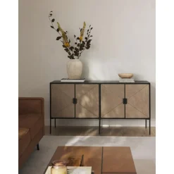 Credenza Con Ante In Legno Di Mango Massiccio June
