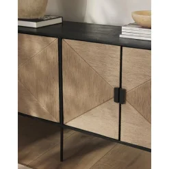 Credenza Con Ante In Legno Di Mango Massiccio June