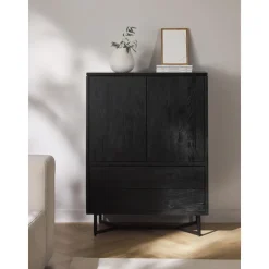 Credenza In Legno Di Mango Massiccio Con Ante E Cassetti Luca