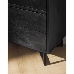 Credenza In Legno Di Mango Massiccio Con Ante E Cassetti Luca