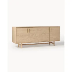 Credenza In Legno Di Quercia Con Ante Diana