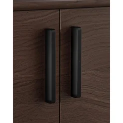 Credenza In Legno Di Quercia Con Ante Diana