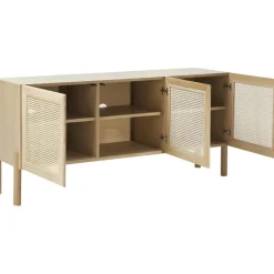 Credenza In Legno Di Quercia Con Intreccio Viennese Jolie