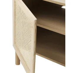 Credenza In Legno Di Quercia Con Intreccio Viennese Jolie