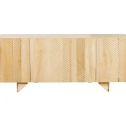 Credenza In Legno Massiccio Con Ante Louis